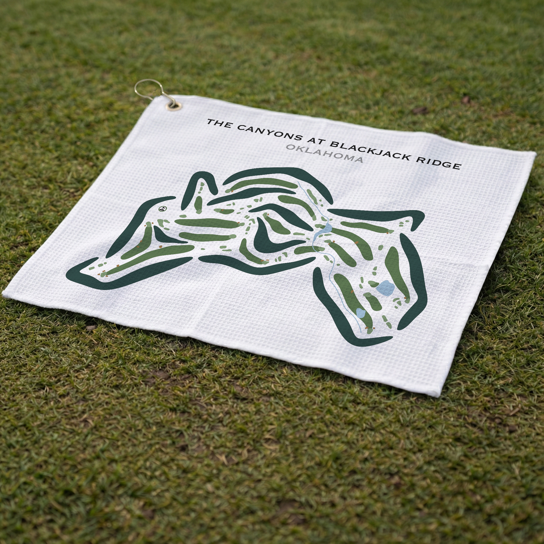 The Canyons at Blackjack Ridge, Oklahoma - Printed Golf Courses