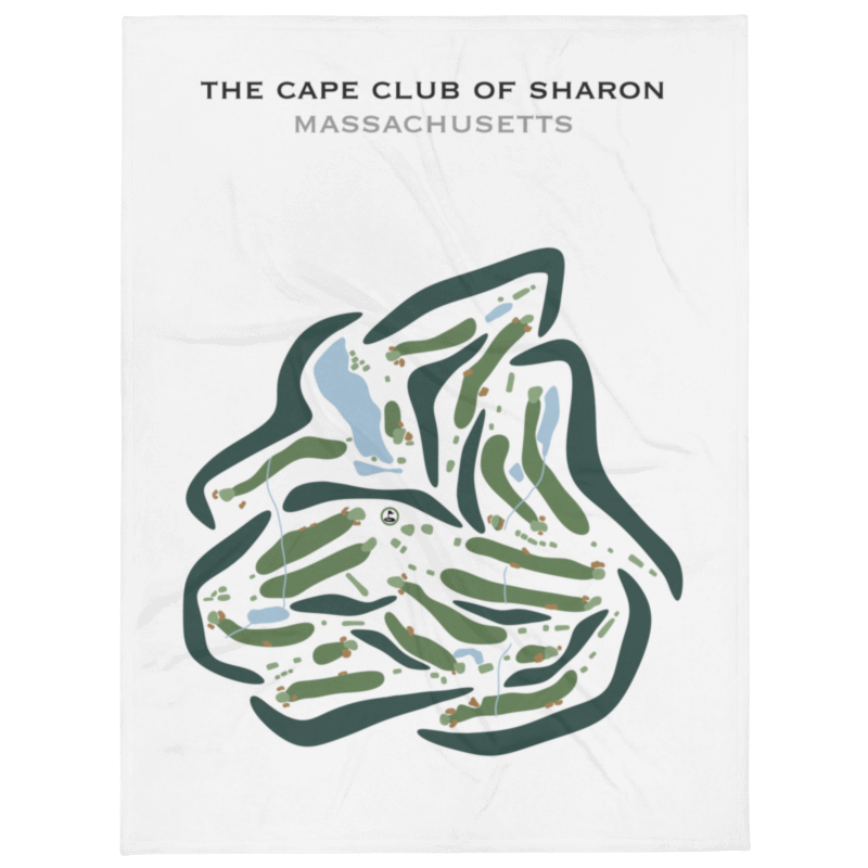 Cape Club of Sharon, Massachusetts - Printed Golf Course