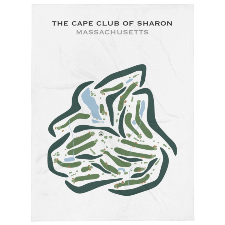 Cape Club of Sharon, Massachusetts - Printed Golf Course