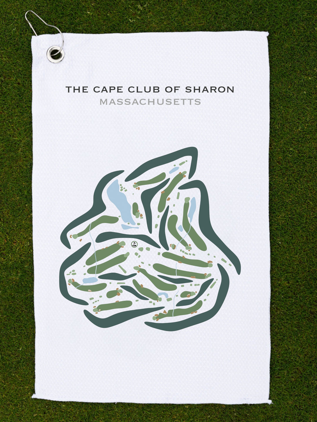 Cape Club of Sharon, Massachusetts - Printed Golf Course