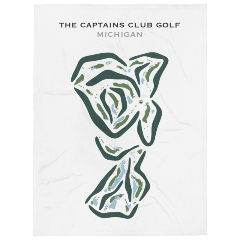 The Captain's Club Golf Club, Michigan - Printed Golf Courses