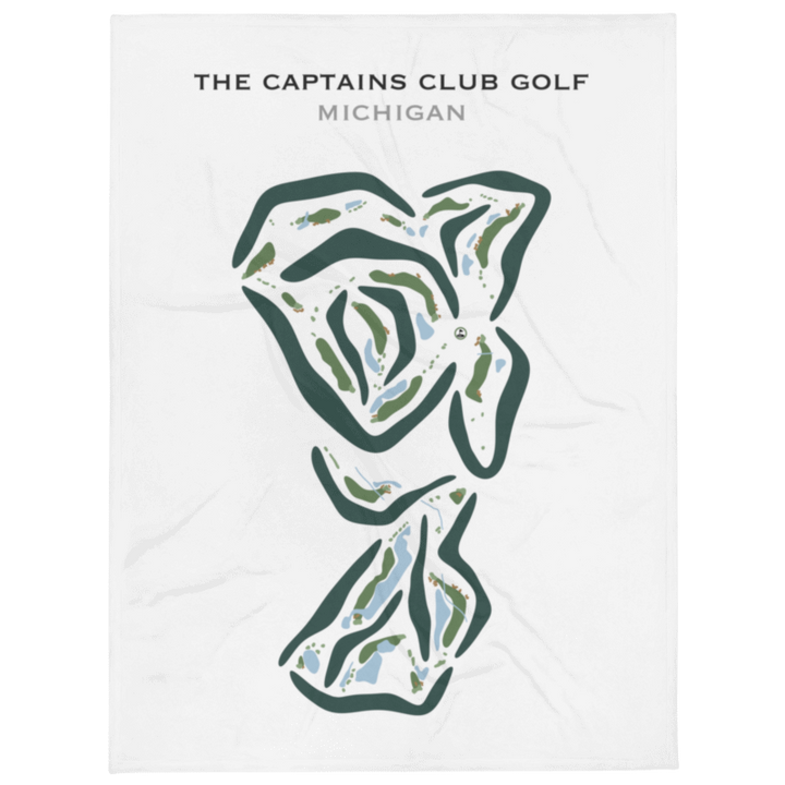 The Captain's Club Golf Club, Michigan - Printed Golf Courses