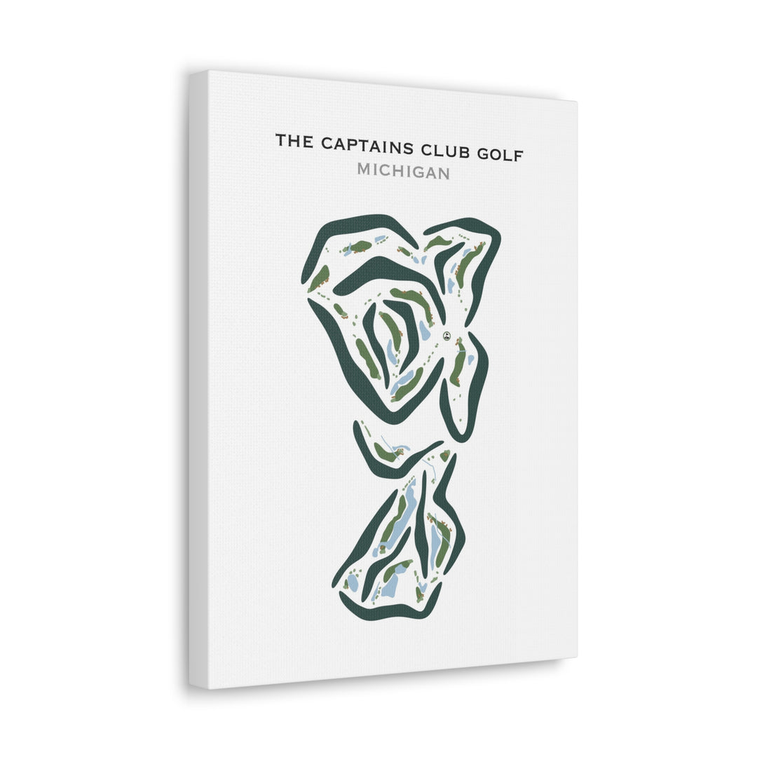 The Captain's Club Golf Club, Michigan - Printed Golf Courses