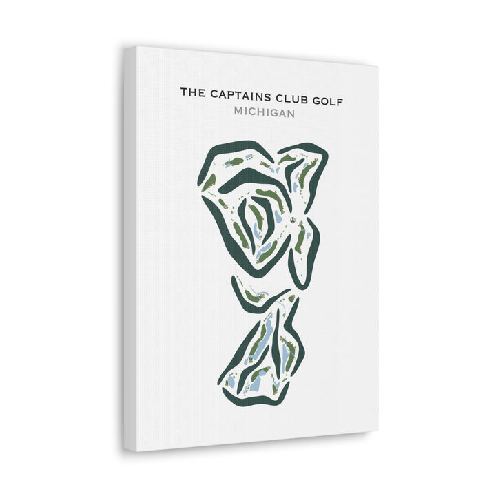 The Captain's Club Golf Club, Michigan - Printed Golf Courses