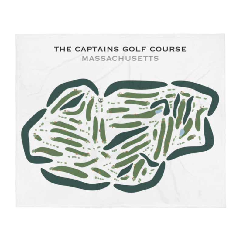 The Captains Golf Course, Massachusetts - Printed Golf Courses