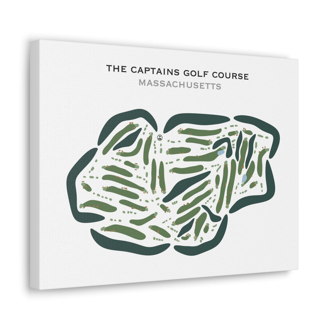 The Captains Golf Course, Massachusetts - Printed Golf Courses