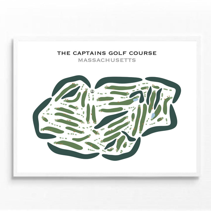 The Captains Golf Course, Massachusetts - Printed Golf Courses