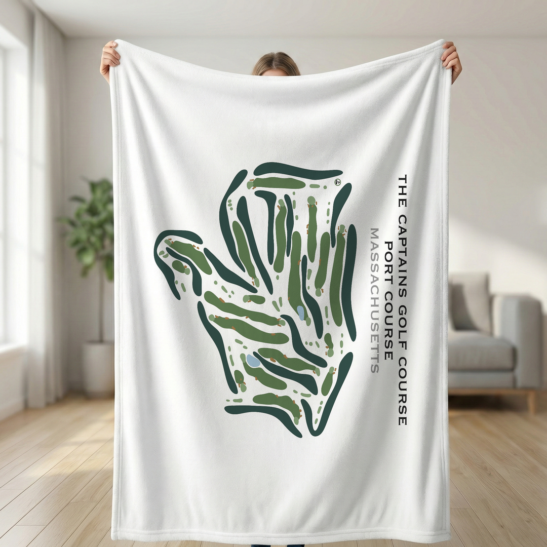 The Captains Golf Course, Port Course, Massachusetts - Printed Golf Course