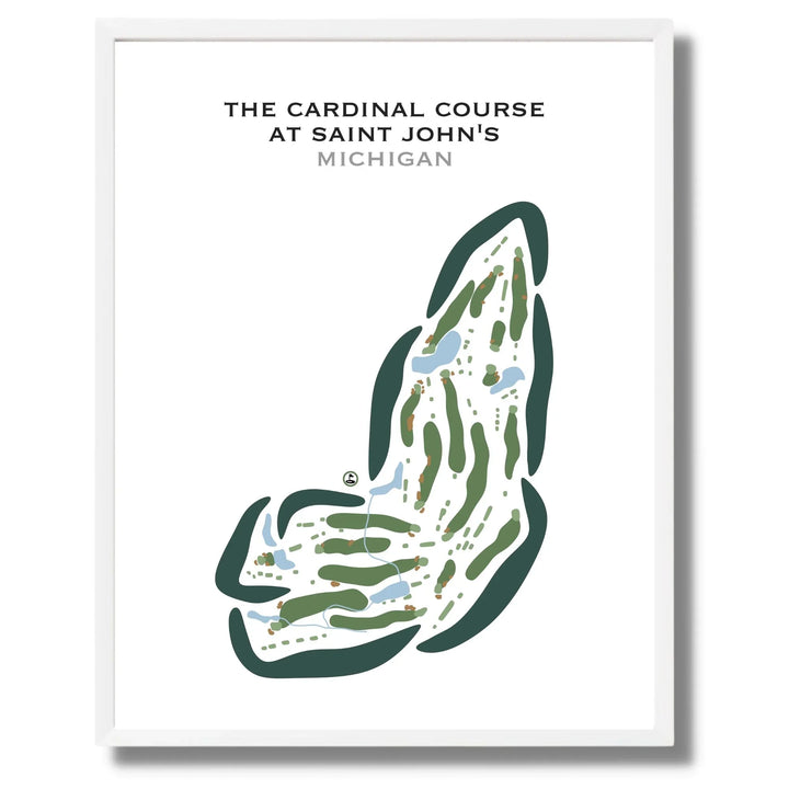 The Cardinal at Saint John's, Plymouth, Michigan - Printed Golf Courses