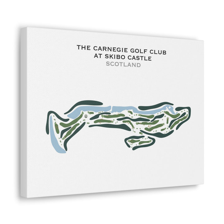 The Carnegie Golf Club at Skibo Castle, Scotland - Printed Golf Course