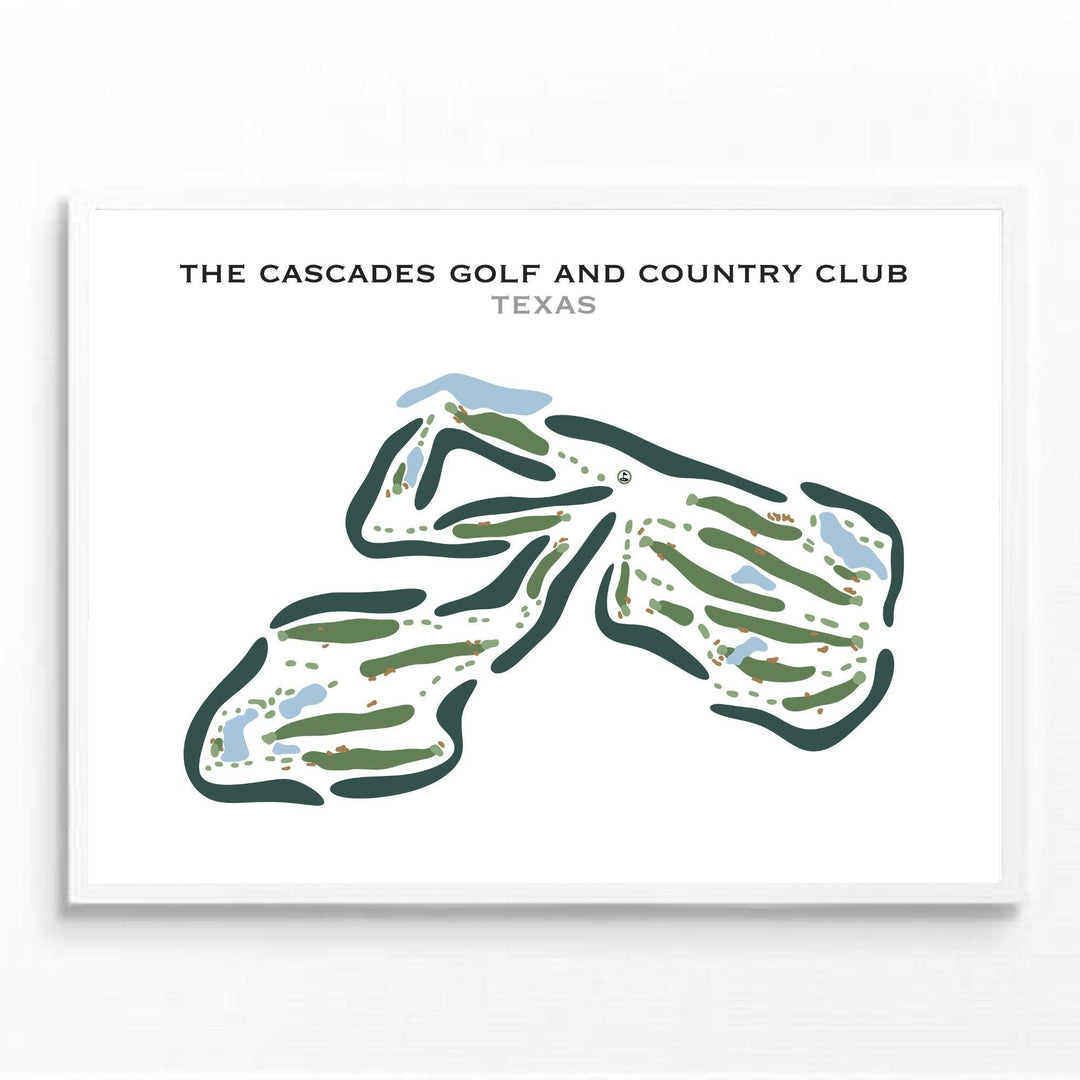 The Cascades Golf & Country Club, Texas - Golf Course Prints