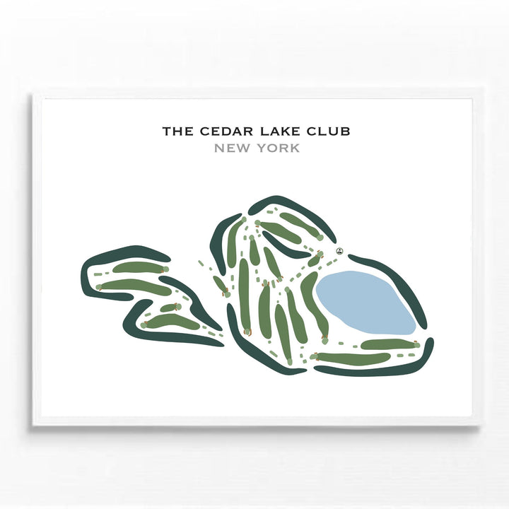 The Cedar Lake Club, New York - Printed Golf Courses