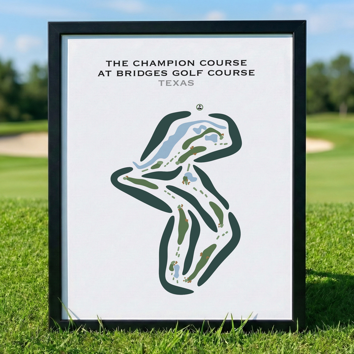 The Champion Course at Firewheel Golf of Park, Texas - Printed Golf Courses
