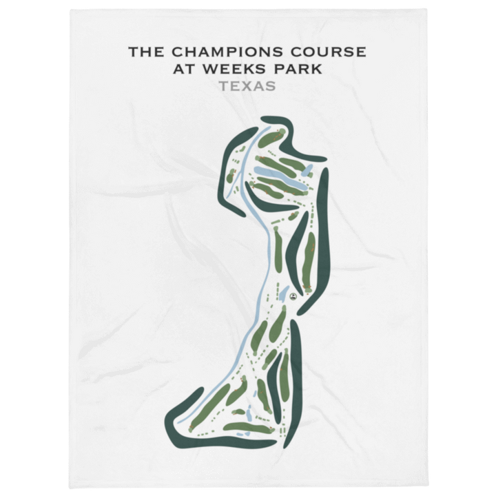 The Champions Course At Weeks Park, Texas - Printed Golf Course