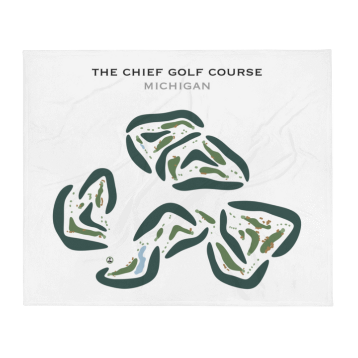 The Chief Golf Course, Michigan - Printed Golf Courses