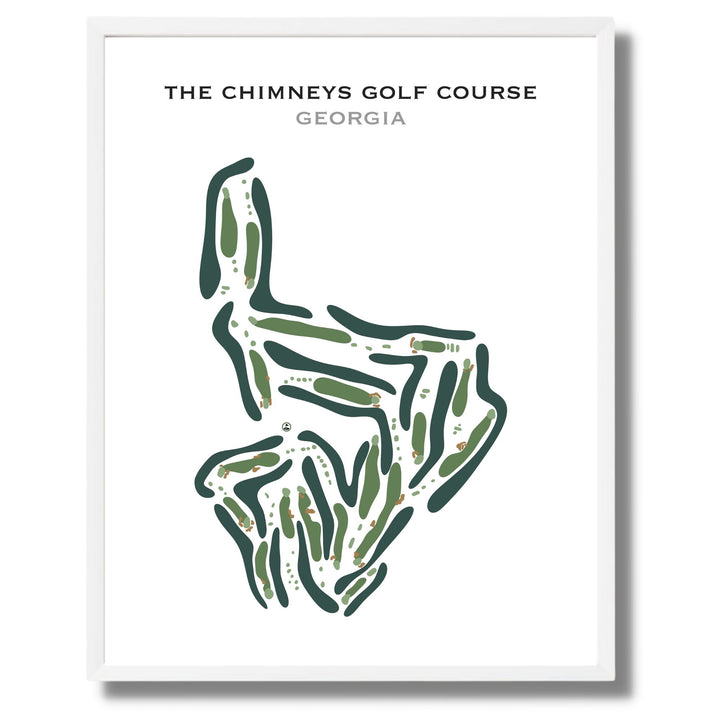 The Chimneys Golf Course, Georgia - Printed Golf Course