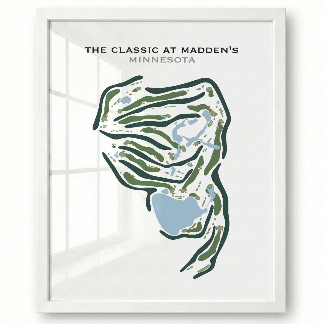 The Classic at Madden's On Gull Lake, Minnesota - Printed Golf Courses
