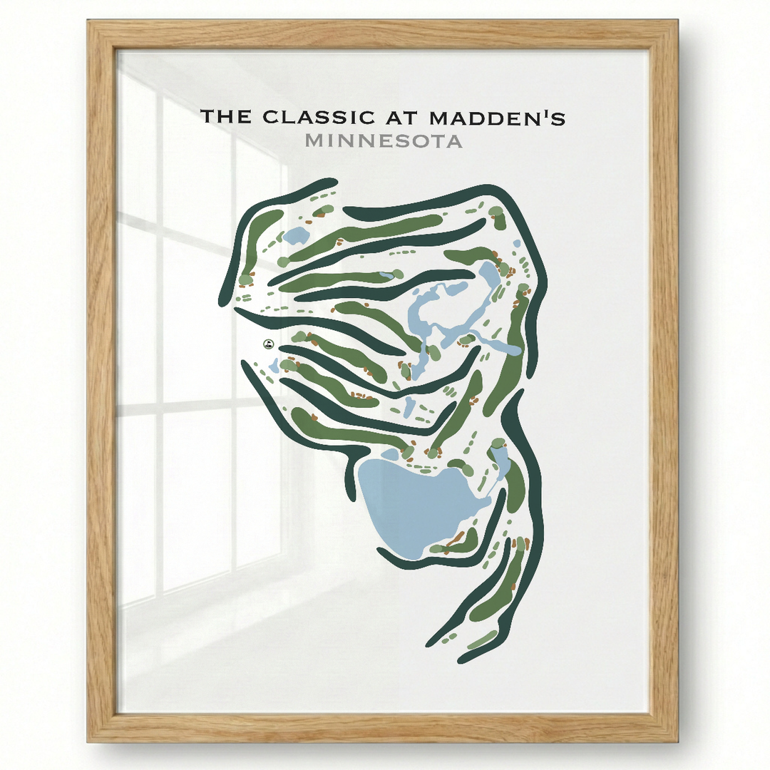 The Classic at Madden's On Gull Lake, Minnesota - Printed Golf Courses