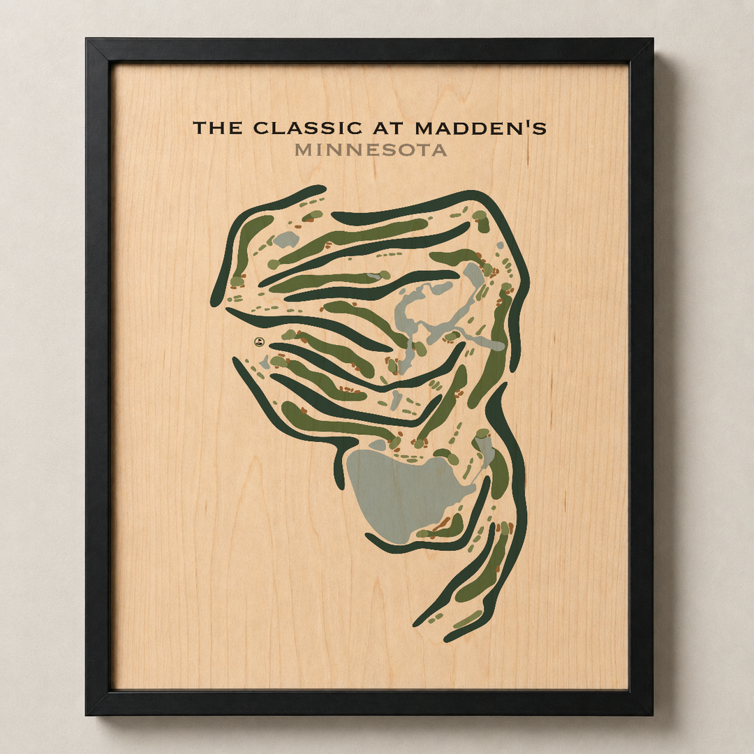 The Classic at Madden's On Gull Lake, Minnesota - Printed Golf Courses