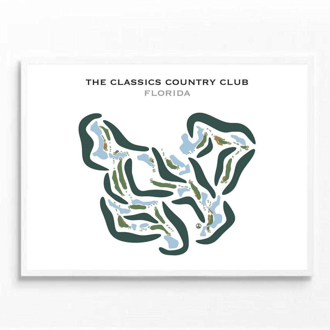 The Classics Country Club, Florida - Printed Golf Courses