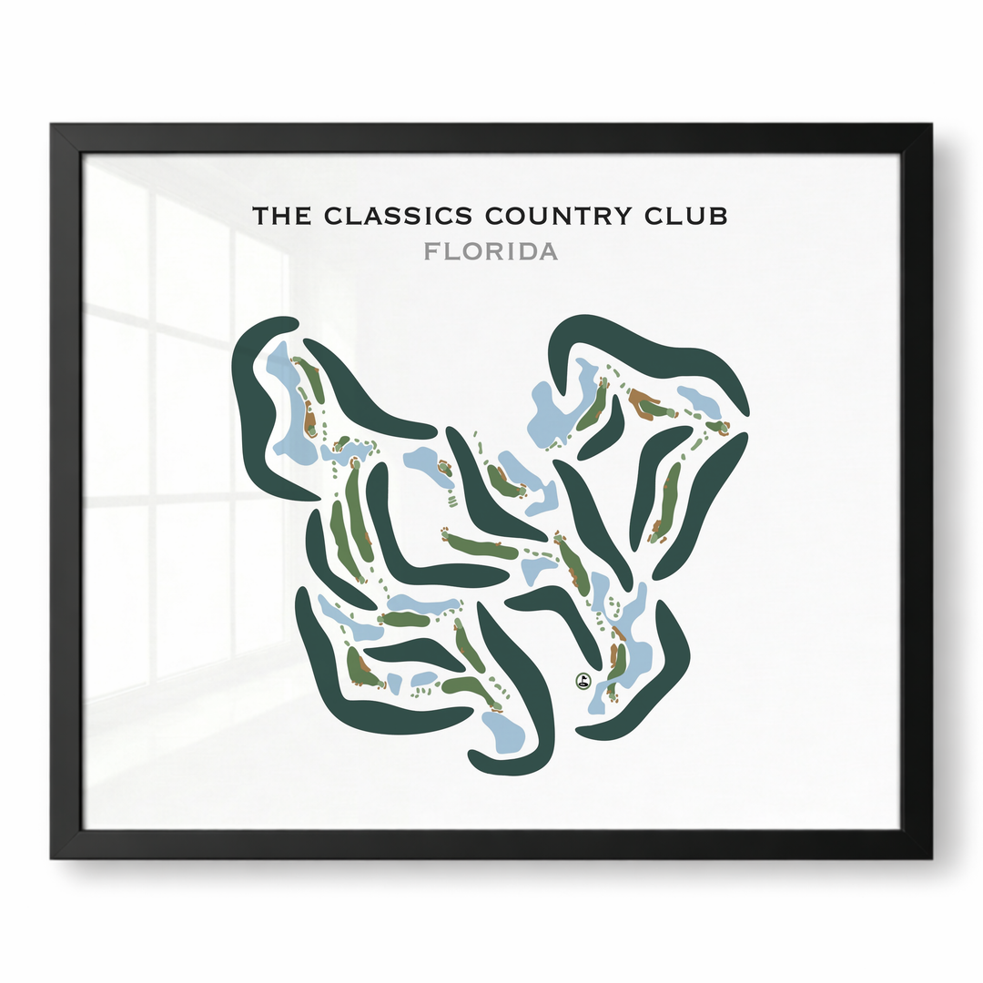 The Classics Country Club, Florida - Printed Golf Courses