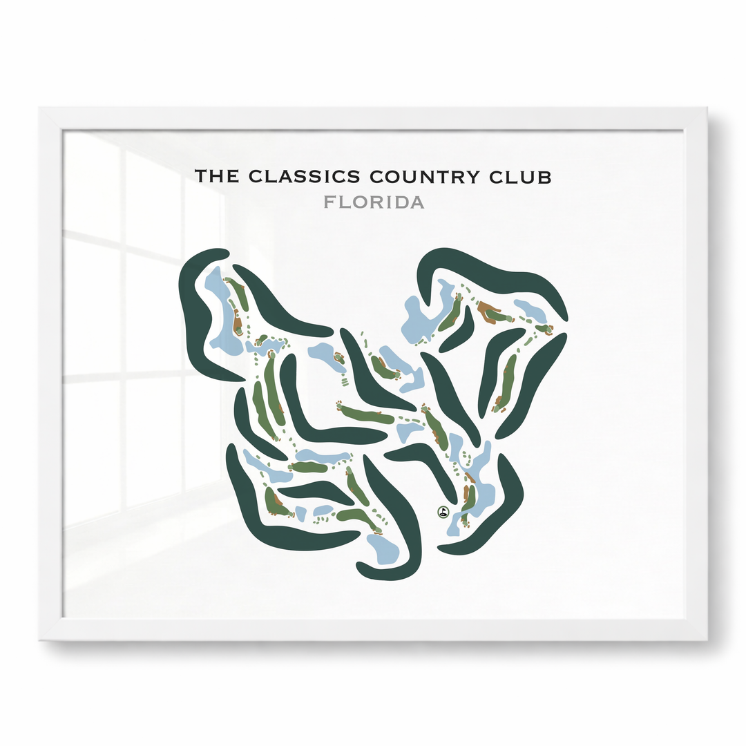The Classics Country Club, Florida - Printed Golf Courses