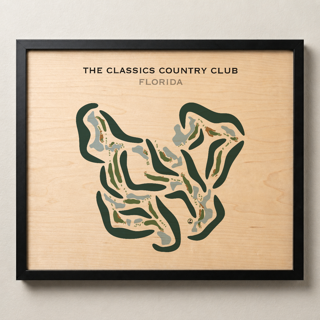 The Classics Country Club, Florida - Printed Golf Courses