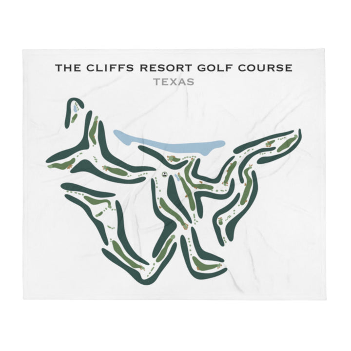 The Cliffs Resort Golf Course, Texas - Printed Golf Course