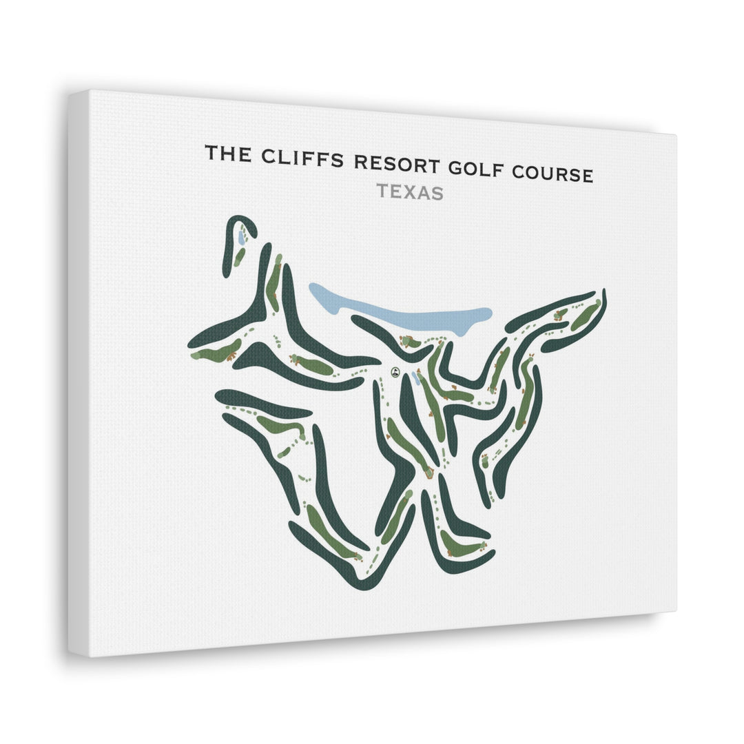 The Cliffs Resort Golf Course, Texas - Printed Golf Course