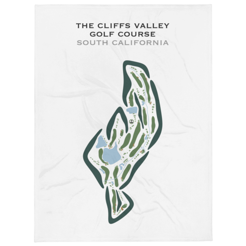 The Cliffs Valley Golf Course, South Carolina - Printed Golf Courses