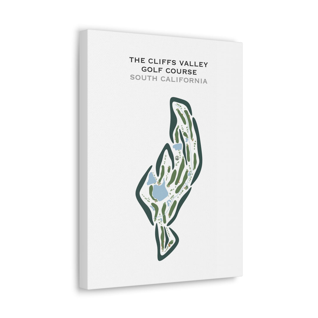 The Cliffs Valley Golf Course, South Carolina - Printed Golf Courses