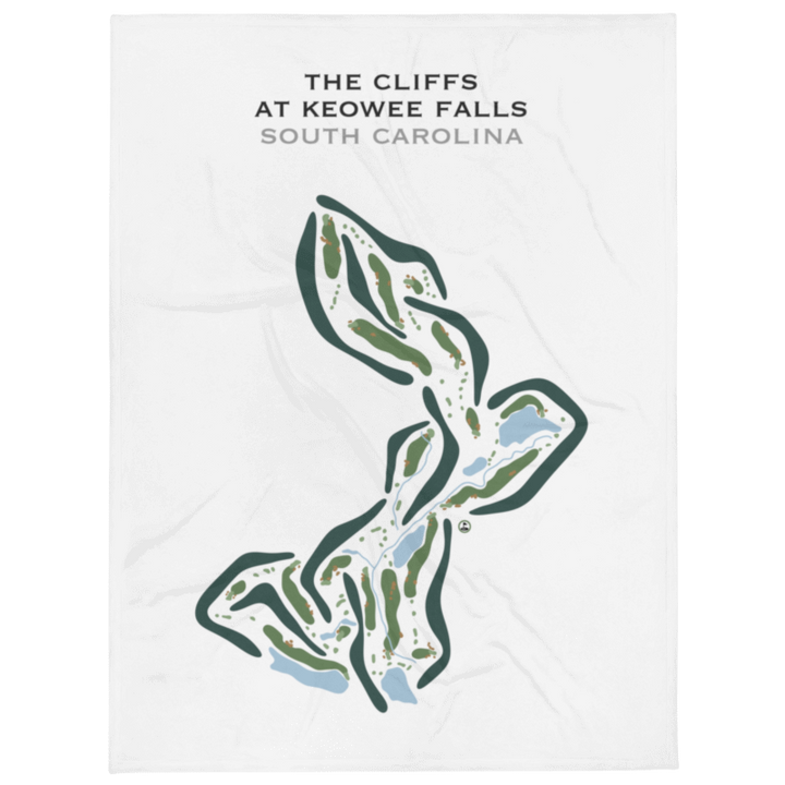 The Cliffs At Keowee Falls, South Carolina - Printed Golf Courses