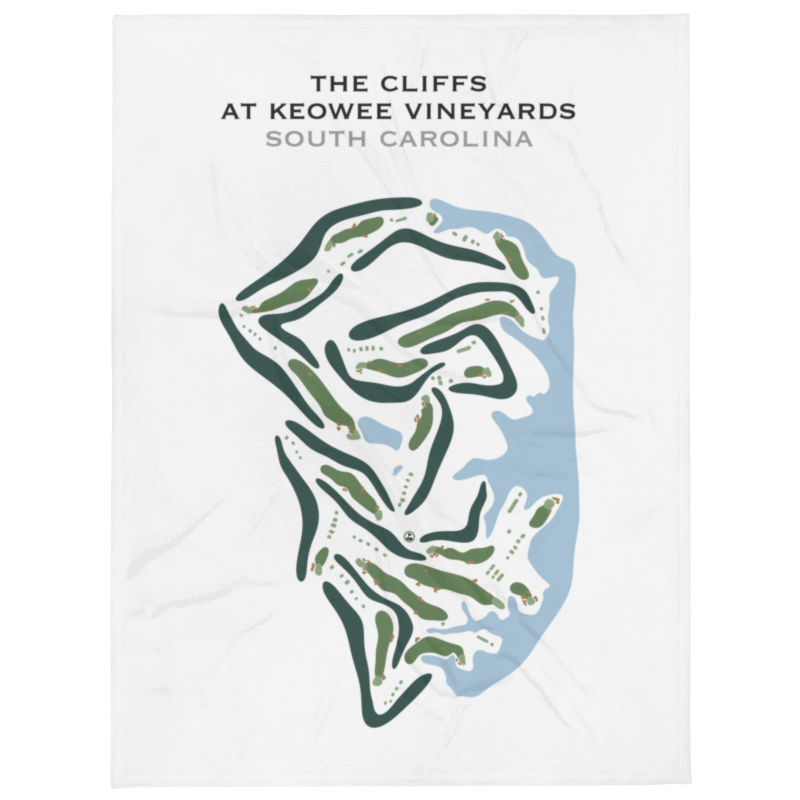 The Cliffs At Keowee Vineyards, South Carolina - Printed Golf Courses