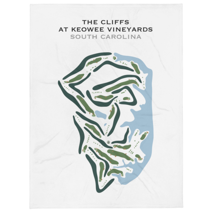 The Cliffs At Keowee Vineyards, South Carolina - Printed Golf Courses