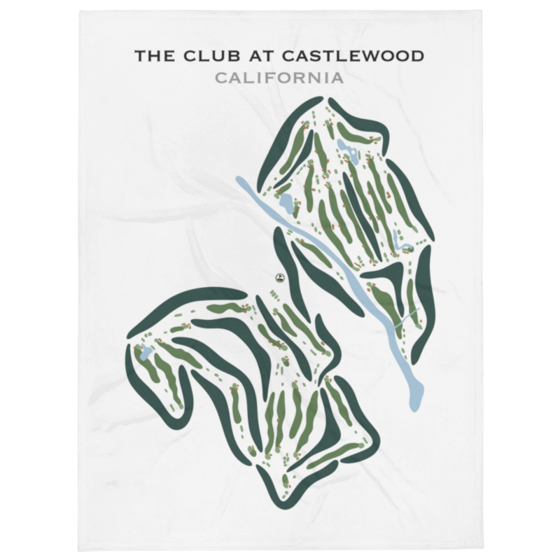 The Club at Castlewood, California - Printed Golf Courses