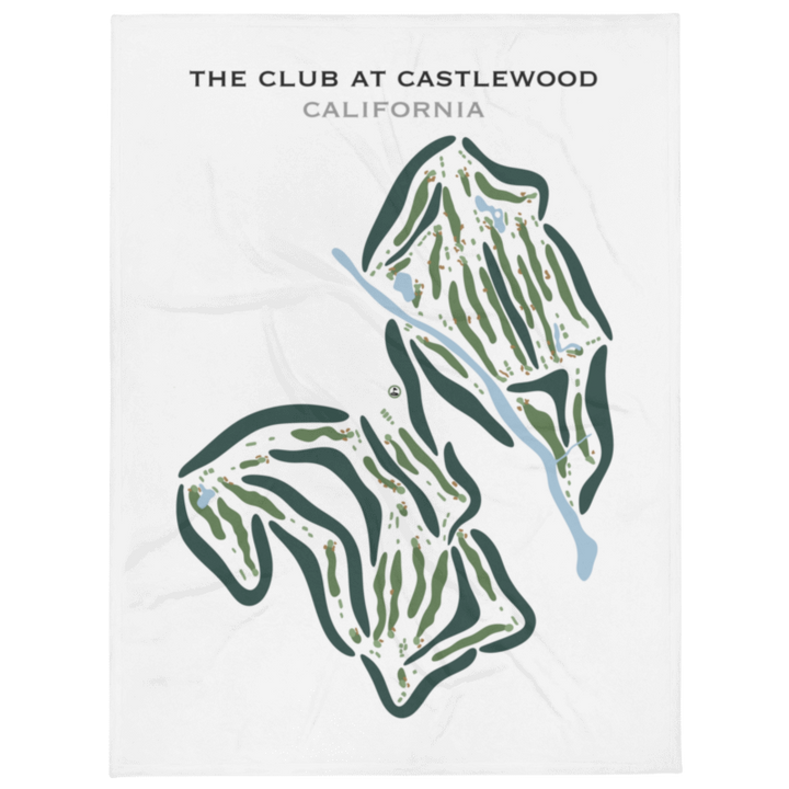 The Club at Castlewood, California - Printed Golf Courses