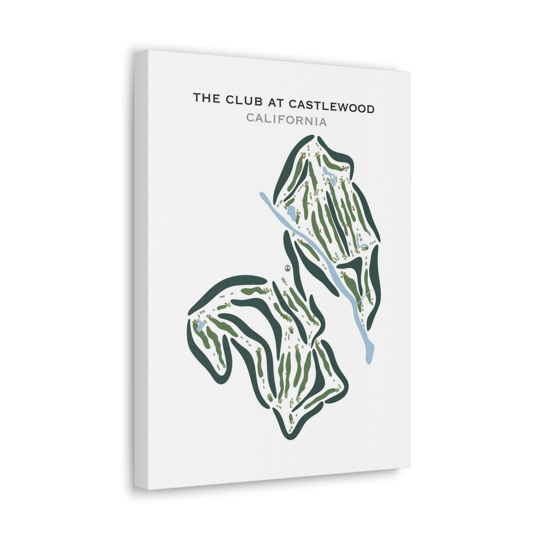 The Club at Castlewood, California - Printed Golf Courses