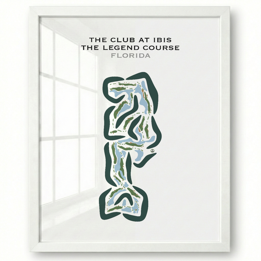 The Club At Ibis The Legend Course, Florida - Printed Golf Courses