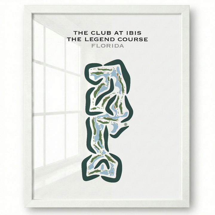 The Club At Ibis The Legend Course, Florida - Printed Golf Courses