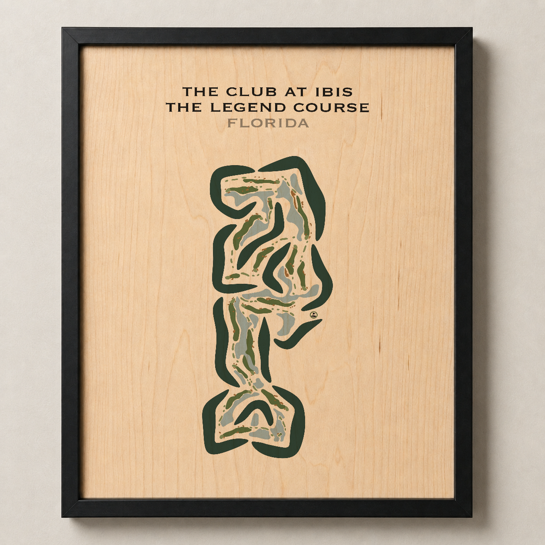 The Club At Ibis The Legend Course, Florida - Printed Golf Courses