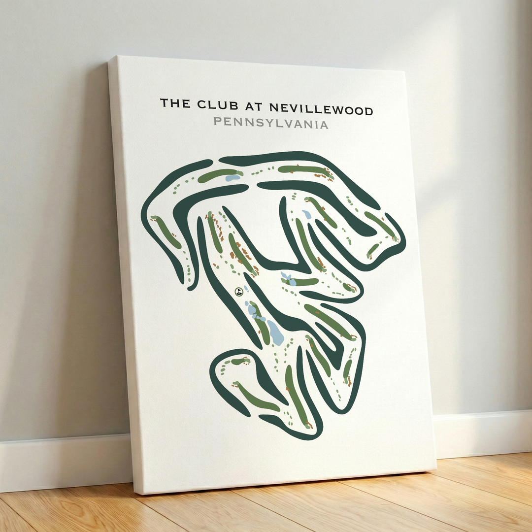 The Club at Nevillewood, Pennsylvania - Printed Golf Courses