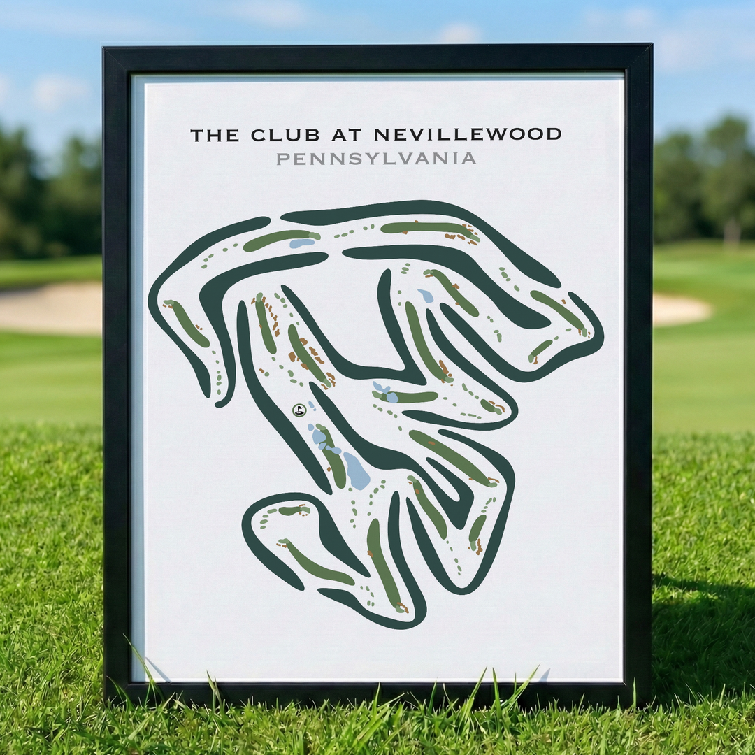 The Club at Nevillewood, Pennsylvania - Printed Golf Courses