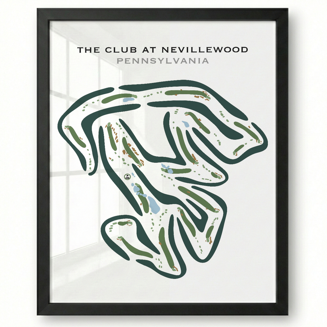The Club at Nevillewood, Pennsylvania - Printed Golf Courses