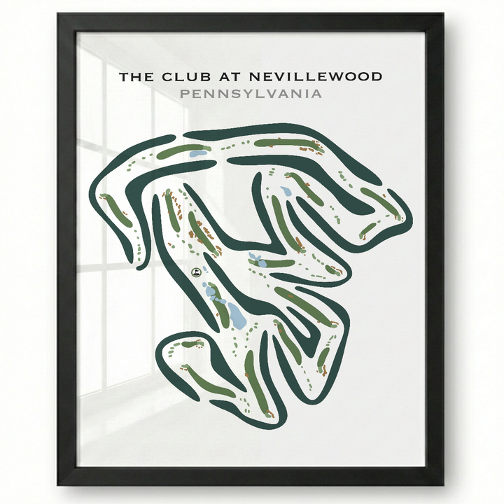 The Club at Nevillewood, Pennsylvania - Printed Golf Courses