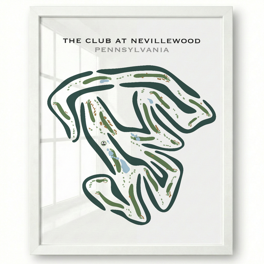 The Club at Nevillewood, Pennsylvania - Printed Golf Courses
