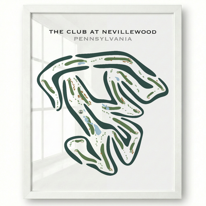 The Club at Nevillewood, Pennsylvania - Printed Golf Courses