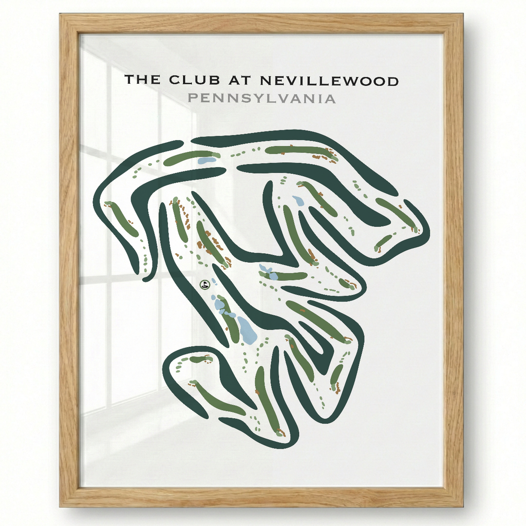 The Club at Nevillewood, Pennsylvania - Printed Golf Courses
