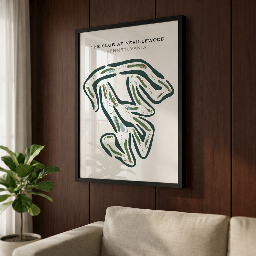 The Club at Nevillewood, Pennsylvania - Printed Golf Courses