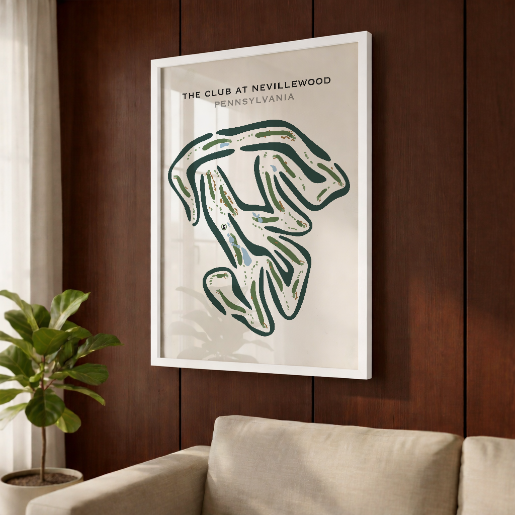 The Club at Nevillewood, Pennsylvania - Printed Golf Courses