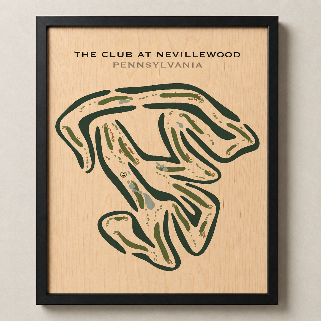 The Club at Nevillewood, Pennsylvania - Printed Golf Courses
